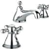 Three-hole Basin Mixer With 1 1/4 Inch Pop-up Waste Set