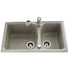 Stainless Steel Sinks With Small Bowl Size Of 306 X 426 X 180 Mm