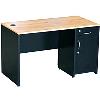 Free Standing Desks With Board Or Metal Sides And Panel-mounted Work Surfaces