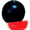 Round, Dark Black Skinned Watermelon Seeds