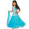 Sleeveless Ghagra Choli In Sky Blue Color