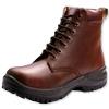 Brown Ankle Industrial Boot Fire Safety Men`s Footwear