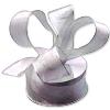 Designer Silver Metallic Ribbon