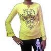 Yellow Colored Ladies T-shirt With Full Sleeves