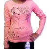 Ladies T-shirts With Stylish Sleeve Print