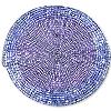 Blue Colored Beaded Coaster