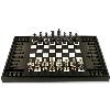 Chess Set Made Of Wood And Metal