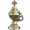 Embossed Design Polish Brass Censer