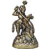 Brass Statue Of Krishna And Radha