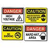 Safety & Cautionary Signs