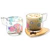 Designer Glass Mug Set