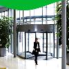 Automatic Transparent Revolving Doors