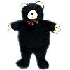 Black Coloured Standing Bear Shaped Bottle Cover