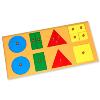 Wooden Geometric Fraction Board