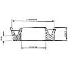 Pressure Energised Hydraulic U- Seal