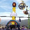 Rainbow Amusement Ride Machine With 12 Meter Height