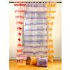 Silk Curtains With Knitted Stripe