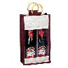 Jute made Two Wine Bottle Holding Bag