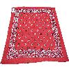 Cotton Printed Bandana with Bead Work