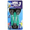 Three Blades Pivotal Razor with Smooth Lubricating Strip