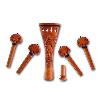 Hand Carved Violin Parts Set