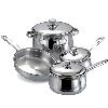 Stainless Steel Belly Shaped Cookware Set