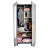 Stainless Steel made Wardrobe Cupboard with Half Lockers