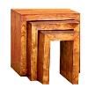 Acacia Wood Made Handcrafted Furniture in Cubo Design