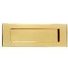 Sleek Plain Brass Letter Plates