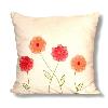 Flower Printed Cotton Cushion Cover