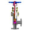 Angle Type Bellow Seal Globe Valves with Flanged End