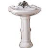 Wall Mounted Wash Basin With Pedestal