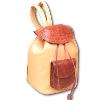 Tanned Leather Ladies Backpack