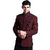 Brown And Black Two Piece Jodhpuri Suit