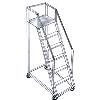 Aluminium Step Trolley Ladder