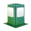 Small Square Ballard Shaped Gate Light