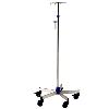 Stainless Steel made IV-Pole with Antistatic & Lockable Caster