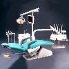 Dental Unit with Chair Side Porcelain Spittoon