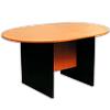 Capsule Shaped Wooden Conference Table