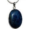 Blue Color Stone Studded Sterling Silver Pendant