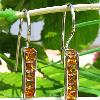 Citrine Stone Studded 0.925 Sterling Silver Earring