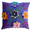 Thread Embroidered Cushion Cover