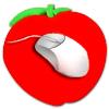 Apple Shaped Mouse Pad