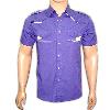 Violet Coloured Men`s T- Shirt