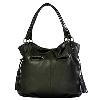 Black Leather Ladies Handbag