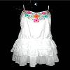 Sleeveless Floral Embroidered Ladies Top