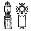 Lubricatable Rod End with 5-30mm Bore Diameter