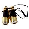 Leather Sheathed Brass Binocular