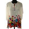 Round Neck Designer Ladies Kaftan