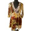 Sequin Embroidered V-neck Ladies Kurta